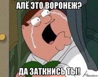 алё это воронеж? да заткнись ты!