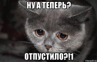 ну а теперь? отпустило?!1