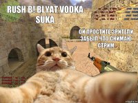 Rush b! Blyat vodka suka Ой простите зрители забыл что снимаю стрим