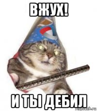 вжух! и ты дебил