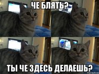 че блять? ты че здесь делаешь?