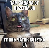 там задача от rozetka ua глянь чатик rozetka ua