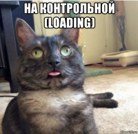 на контрольной (loading) 