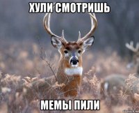 хули смотришь мемы пили