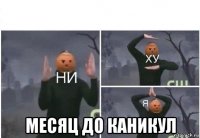  месяц до каникул