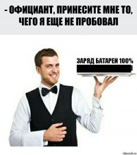 заряд батареи 100% ████████████]