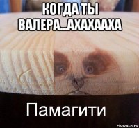 когда ты валера...ахахааха 