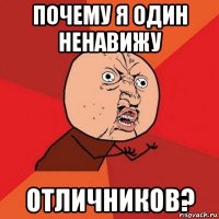 почему я один ненавижу отличников?