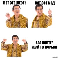 ВОТ ЭТО ЖЕСТЬ ВОТ ЭТО МЁД ААА ВОЛТЕР УВАЙТ В ТЮРЬМЕ