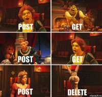 POST GET POST GEt POST DELETE