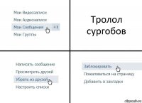 Тролол сургобов