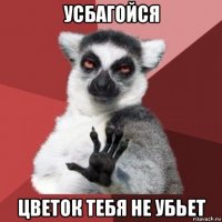 усбагойся цветок тебя не убьет