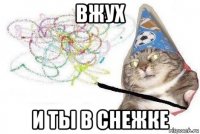 вжух и ты в снежке