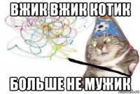 вжик вжик котик больше не мужик