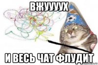 вжуууух и весь чат флудит