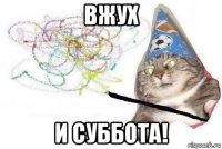 вжух и суббота!