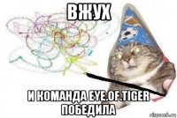 вжух и команда eye.of.tiger победила