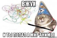 вжух и ты попал а мир аниме !