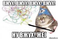 вжух! вжух! вжух! вжух! ну вжух! же(