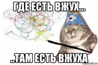 где есть вжух... ..там есть вжуха