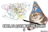  вжух, по документоведению 5