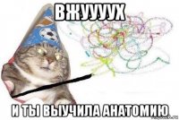 вжуууух и ты выучила анатомию