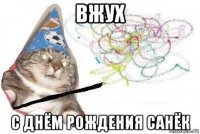 вжух с днём рождения санёк