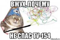 вжух, почему не спас ту-154