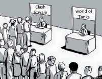 Clash Royale world of Tanks