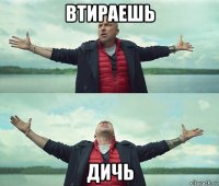 втираешь дичь