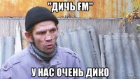 "дичь fm" у нас очень дико