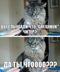 Вы слышали что "GreShNuk" читер? Да ты чтоооо???