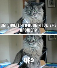 Вы знаете что новый год уже прошёл? ЧЁ?