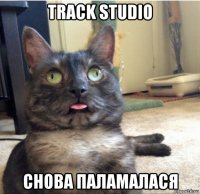 track studio снова паламалася