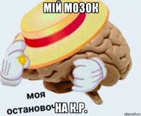 мій мозок на к.р.