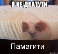 я не дратути 