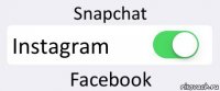 Snapchat Instagram Facebook