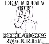 когда проишол на треню и знаешь что сейчас будет 800 быстро