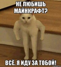 не любишь майнкрафт? всё. я иду за тобой!