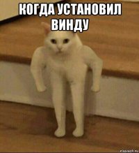 когда установил винду 