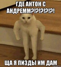 где антон с андремм?!?!?!?!?! ща я пизды им дам