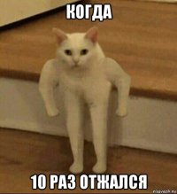 когда 10 раз отжался