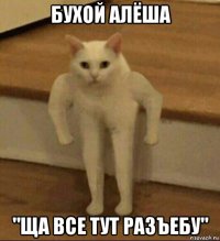 бухой алёша "ща все тут разъебу"