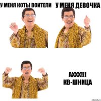 У меня Коты Воители У меня девочка Аххх!!! КВ-шница