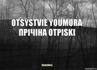 OTSYSTVIE YOUMORA ПPIЧIHA OTPISKI