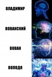 Владимир Вованский Вован Володя