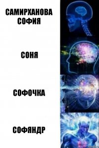 самирханова софия Соня Софочка Софяндр