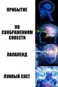 Прибытие По соображениям совести Лалаленд Лунный свет