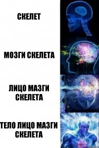 скелет мозги скелета лицо мазги скелета тело лицо мазги скелета