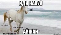 иди нахуй айжан